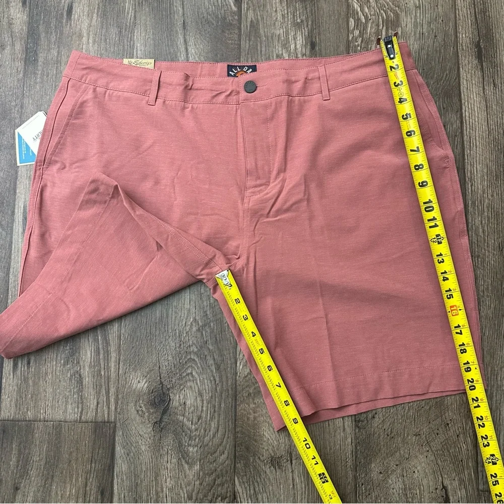 Faherty All Day Belt Loop Shorts Mens Size 40 Sunrose